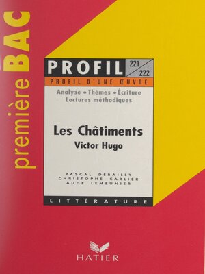 cover image of Les châtiments, 1853-1870, Victor Hugo